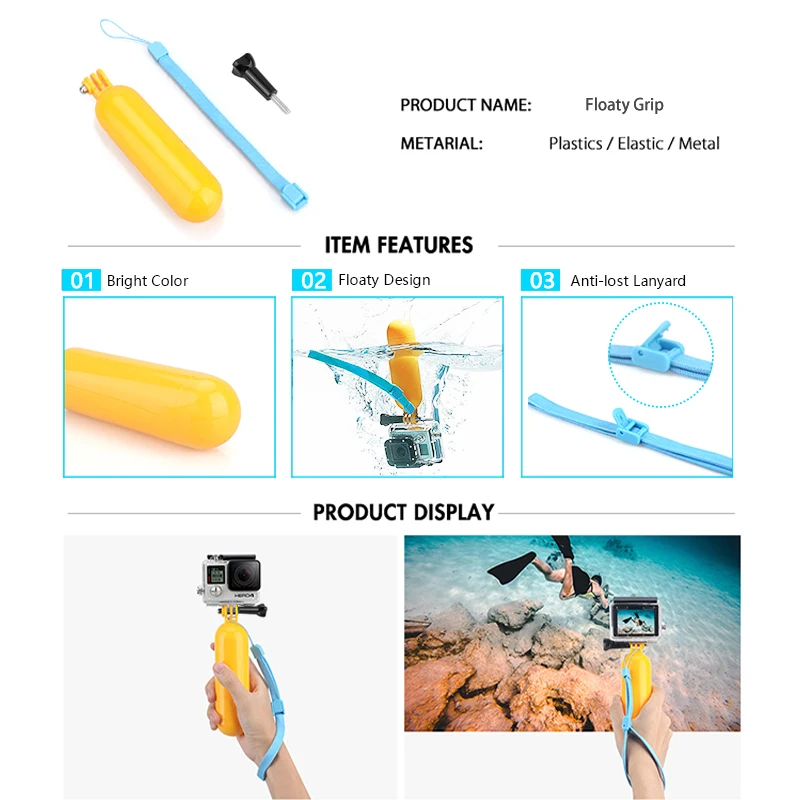 SLAMOE Factory wholesale Action Camera Accessories 42 in 1 Kit for Go pro Her os 10 9 8 7 6 5 4 3 Xiao Yi 4K Black Silver