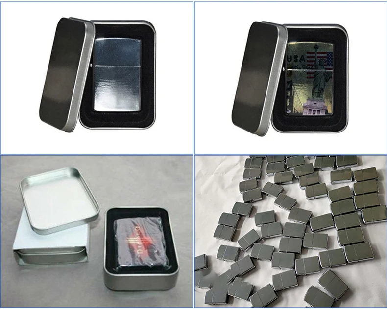High quality wholesale oil filled white metal blank sublimation lighter printing coated blank lighters heat press printing