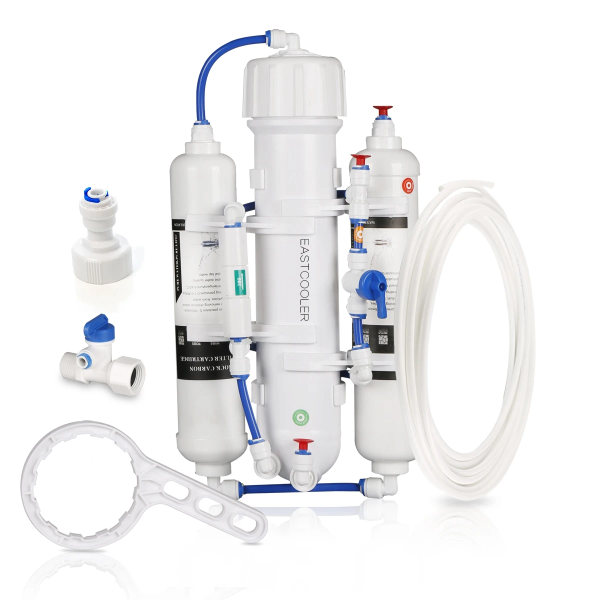 Eastcooler ECRO3S-A  Aquarium Hot Sale RO Water Filter system  3-stage  aquarium  Water Purifier System For Fish keeping