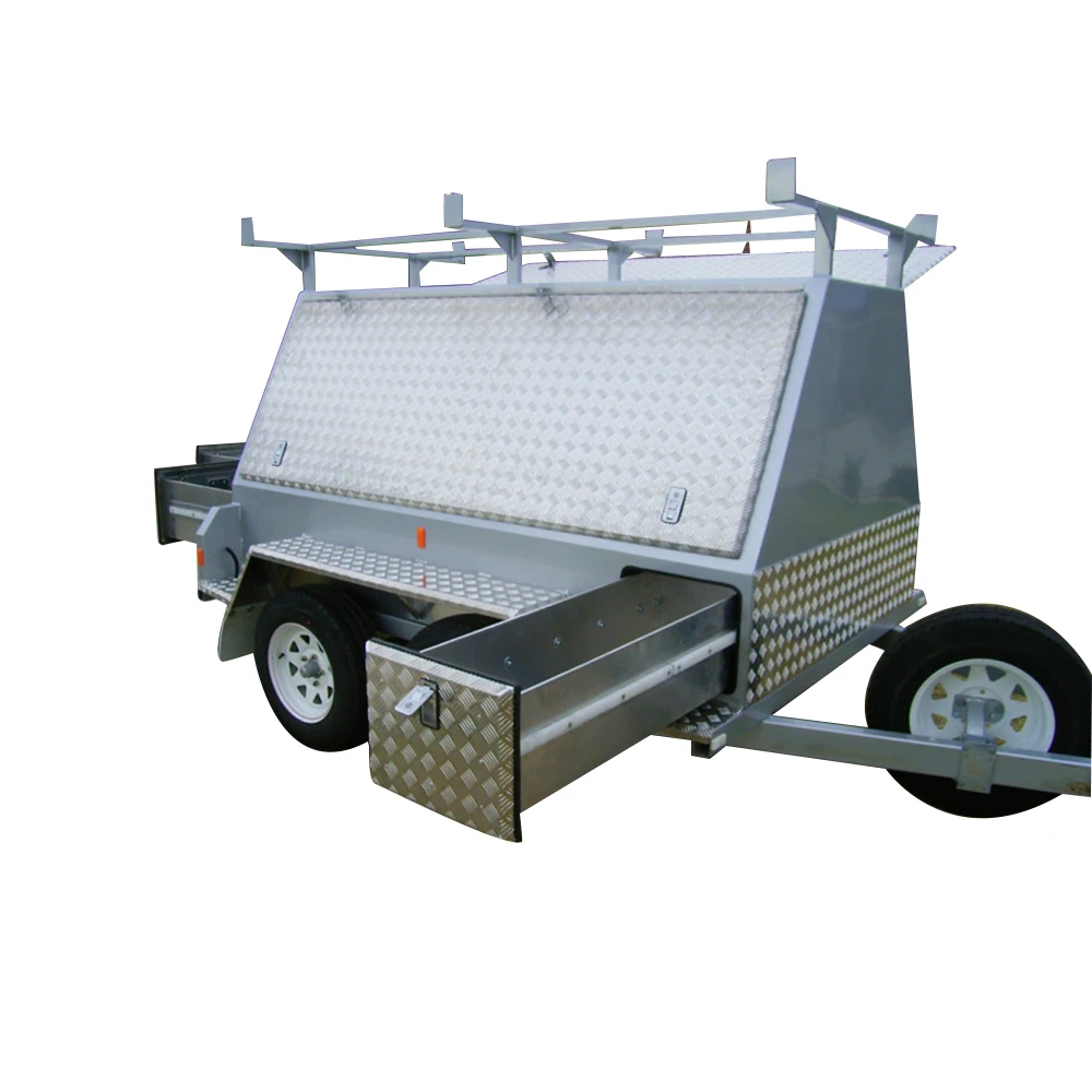 
Custom Durable 8x5 Tandem Axle Trailer with Tradies Top For sale 