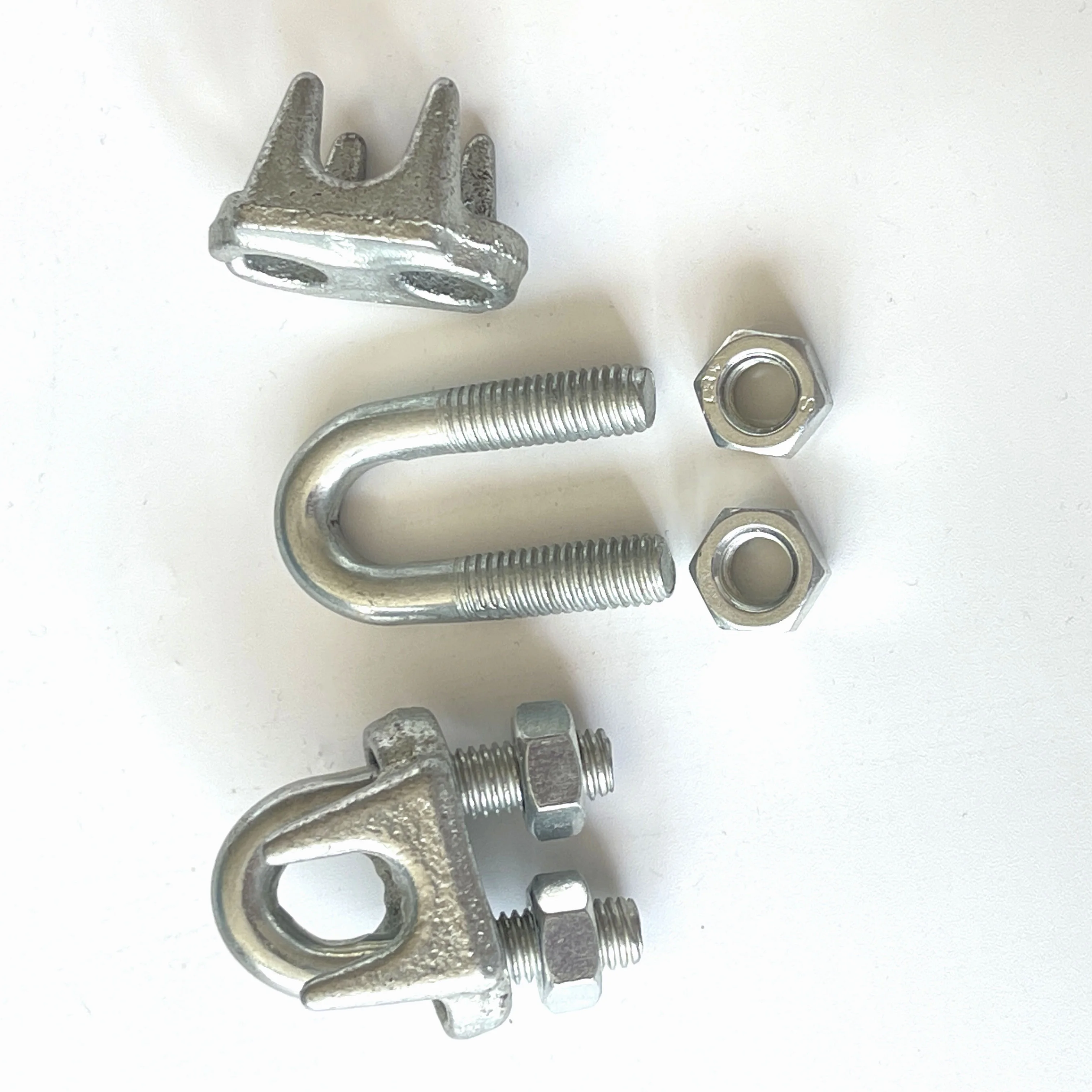 All models available in stock Stainless steel/ Carbon steel Wire Rope Cross Clip Aluminium