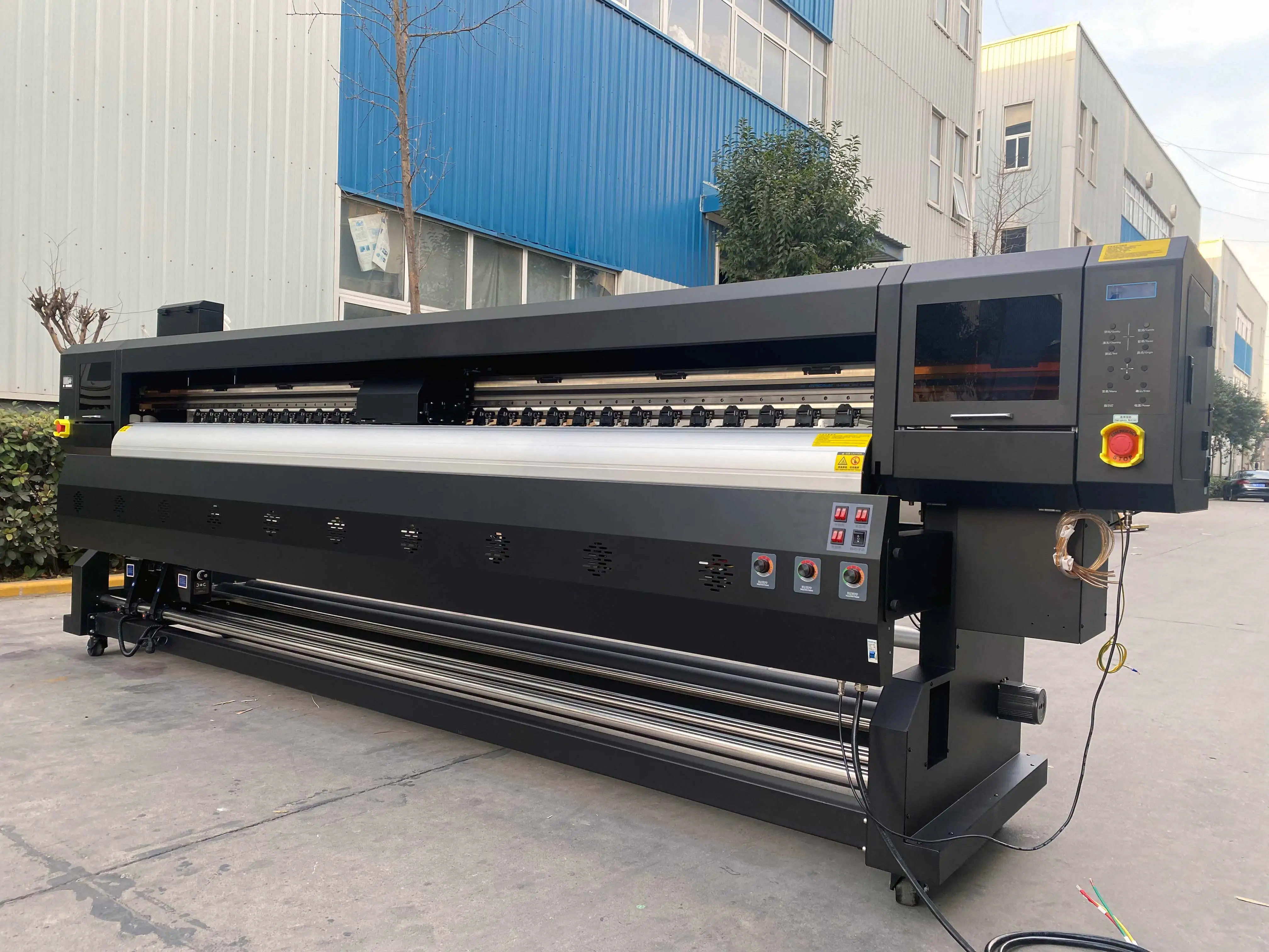 WorldColor 2024 Large Format 3.2m Automatic Inkjet Printer with Multi-Head Eco Solvent Ink for Advertising PVC Label Printing