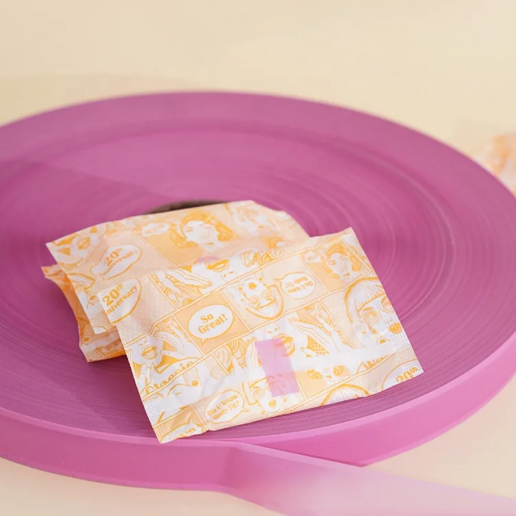 Крылья, оптовая продажа, прокладки для гигиенических салфеток, сырье, ПВХ ПП пленка, розовая легкая лента