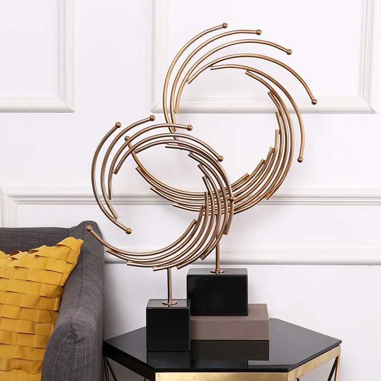 Home Accessories Modern Elegant Living Room Decor Unique Abstract Phoenix Iron Decorations