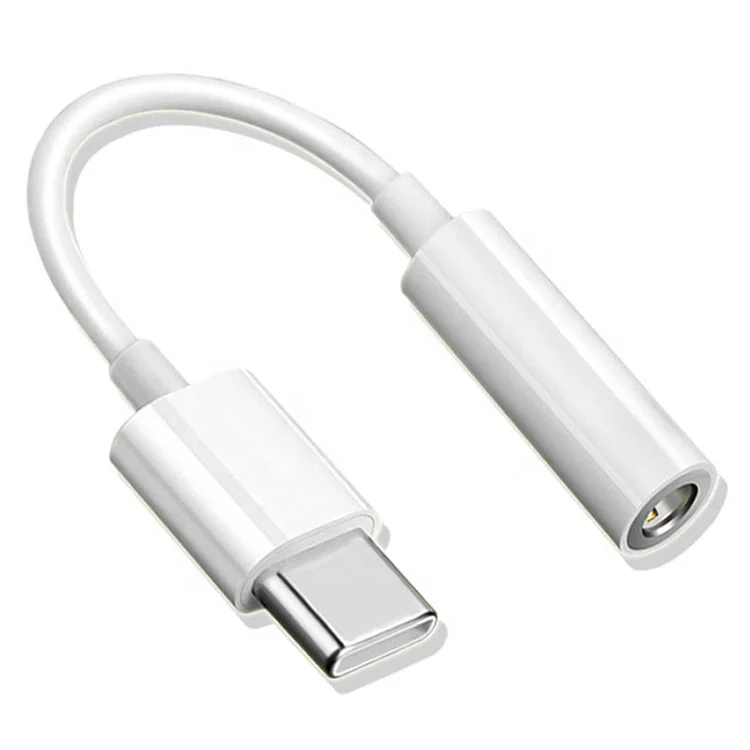 Type C USB-C Male To 3.5mm Analog Audio To 3.5mm Headphone Cable Adapter