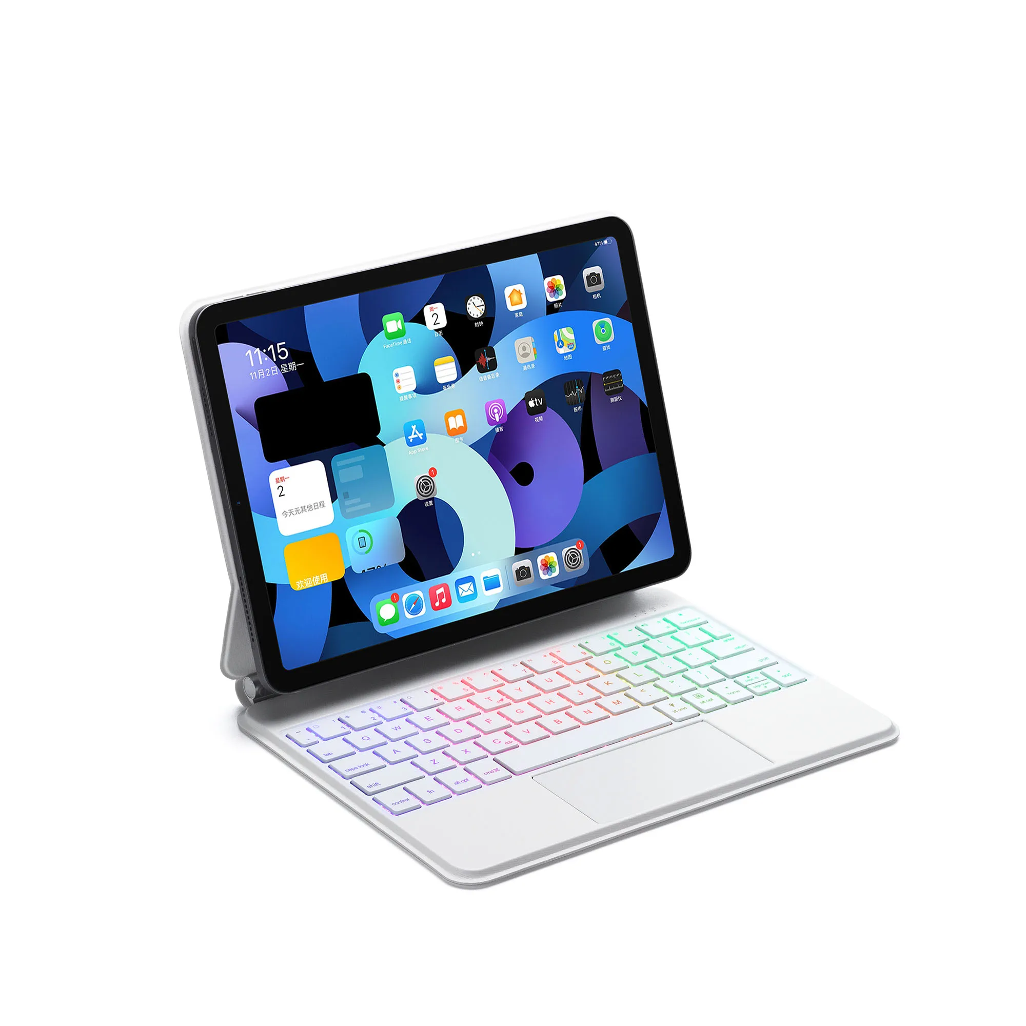 High Quality Magic Keyboard Case Touchpad Bluetooth Keyboard for iPad Pro 12.9 inch tablet
