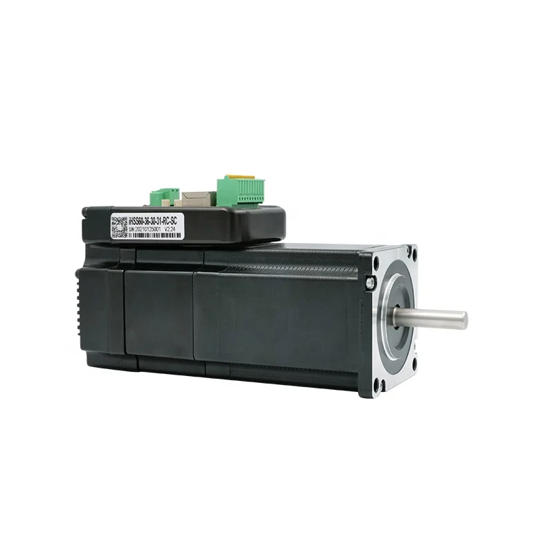 iHSS60-36-30-31-RC-SC Factory Price 36VDC 5A Nema24 Modbus CAN 3Nm integrated stepper motor with brake