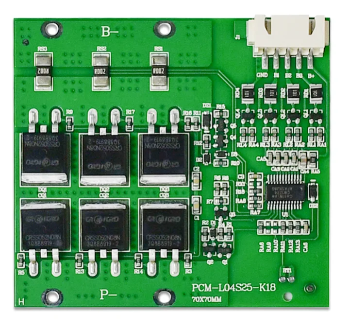 12 В Lifepo4 BMS 4S 25A PCM-L04S25-K18 для 8 V 20Ah 40Ah 50Ah литиевая батарея