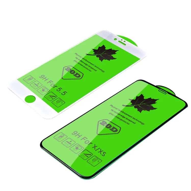 New 20D screen protector film for iPhone 6 7 8 Plus full cover screen protector for iPhone 11 xs x xs max tempered glass