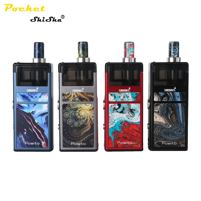  100% аутентичная электронная сигарета Smoant Pasito 25 Вт бокс-мод аккумулятор 1100 мАч вейп перестраиваемая Pod-система