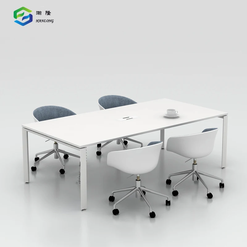 Высокое качество Конференц-зал мебель 6 человек небольшой офисный стол для встреч