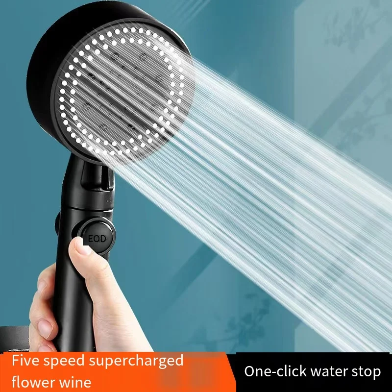 bathroom high pressure Head Water Saving High Pressure set Flow Shower head with shower head filter