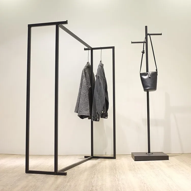 Factory direct retail store hanger retail equipment display customized high end clothing garment rack