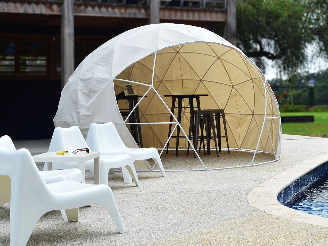 Luxury Waterproof PVC Wedding Party Tent Outdoor Yurt Camping Dome Igloo House Clear Glamping Hotel Resort Geodesic Dome Tent