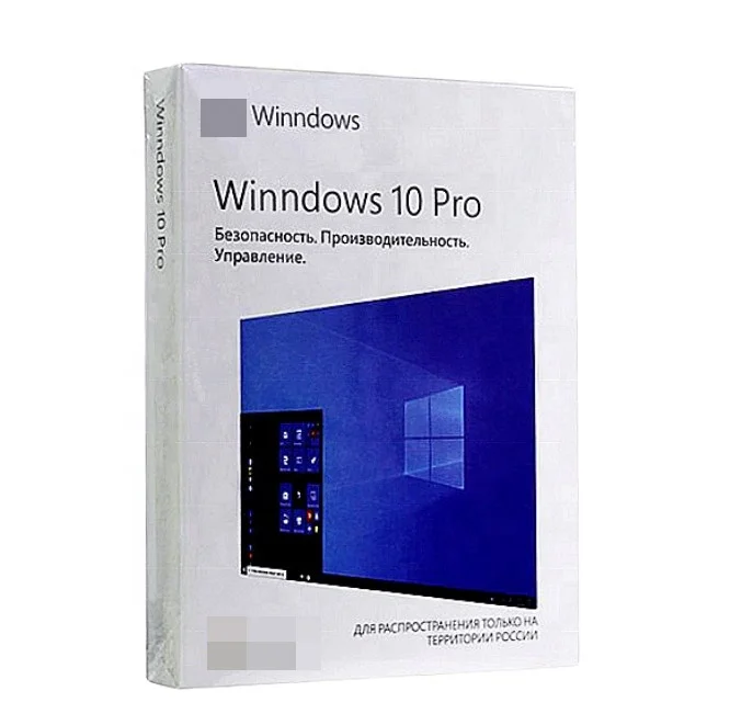 Оптом win 10 pro многоязычная версия Microosoft Winndows профессиональный ключ Розничная коробка