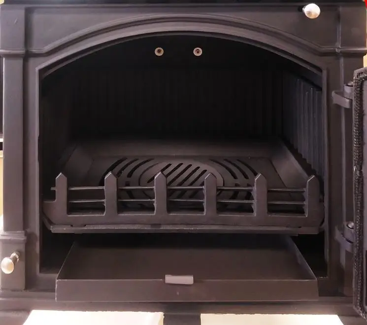 Hot Seller Large Cast Iron Stove Good Efficiency Indoor Wood Burning Stove Matt black Fireplace