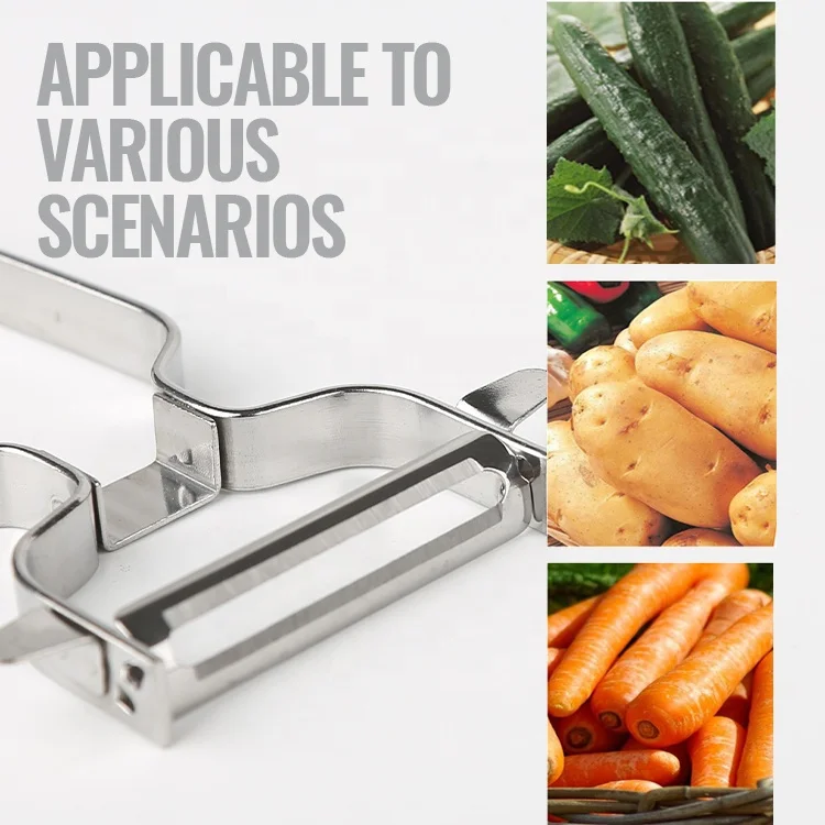 Gloway Custom Manufacturer Kitchen Gadget Tools Y Peeler Stainless Steel Vegetable Peeler For Veggie Potato Carrot Cucumber