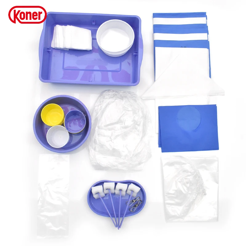 Больничная одноразовая ангиографическая упаковка/Набор для ангиографии, медицинская хирургическая драпировка, стерильная хирургическая