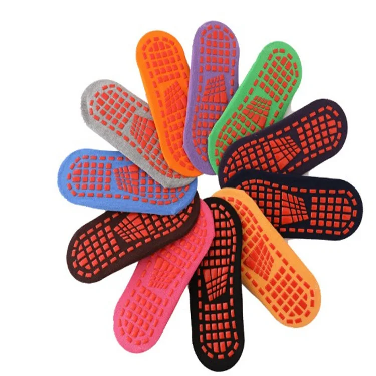 Trampoline Anti Slip Kids Schools Socks Knitted Colorful Wholesale Fashion Socks