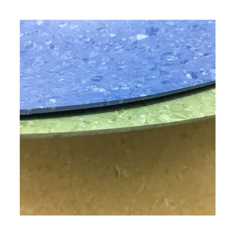 New Product Hospital Luxury Vinyl Floor Tiles High Performance Flexible Anti-Slip Homogeneous Vinyl Flooring