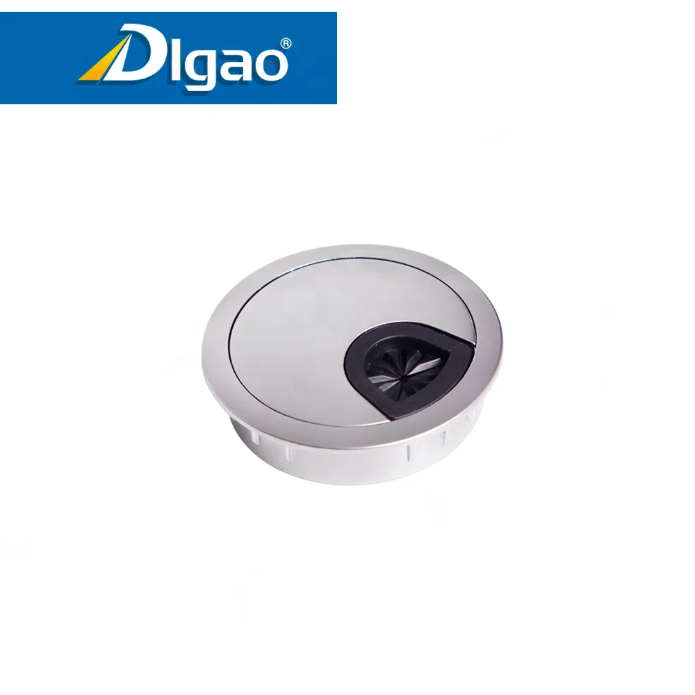 Office desk cable hole cap cover/zinc alloy cable wire box
