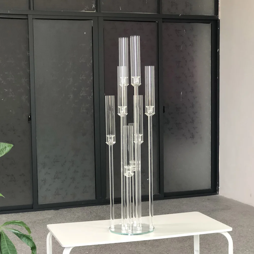 Новые товары, свадебные цветочные стойки, Кристальные канделябры, центральные части