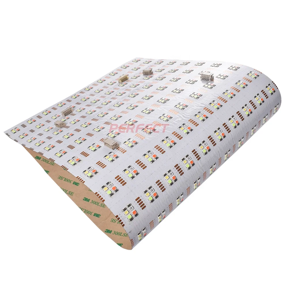 5pcs/box RGBW Led Panel Sheet 4in1 Cuttable bendable High Quality RGBw Panel flexible light box