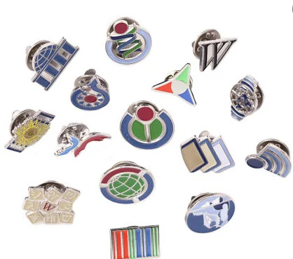 Custom Soft Enamel Black Nickel Color Lapel Pin With Backcard