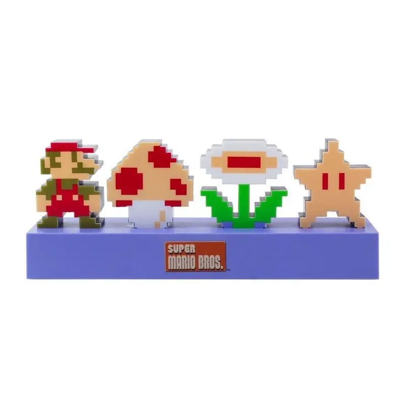 Светодиодный светильник Lampstand, игровые аксессуары для PS4 PS5, игра для Super Mario, лампа, знак, Звуковое управление, декоративная лампа, красочные огни