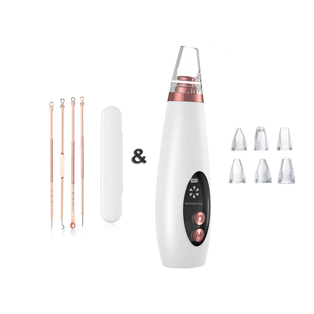 Private Label Portable Electric Facial Skin Care Pore Cleaner Black Head Removedor De Cravos Acne Blackhead Remover Vacuum