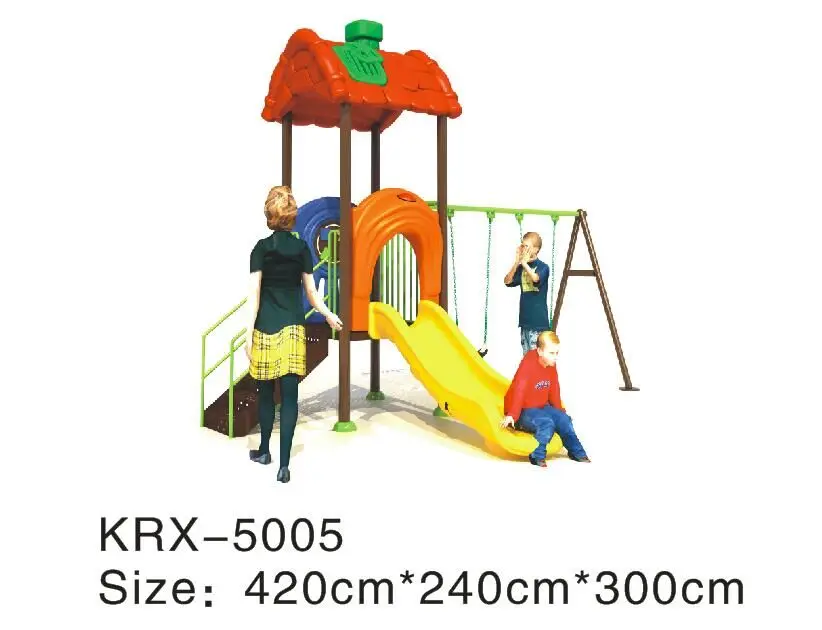 Amusement kids play climbing children park toys outdoor gym plastic slide set
