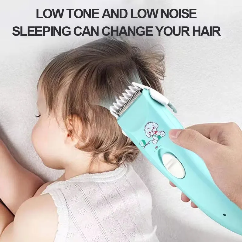 Baby Hair Clippers Quiet Trimmer for Kids and Children Waterproof Rechargeable Cordless Haircut Machine for Toddler and Boy