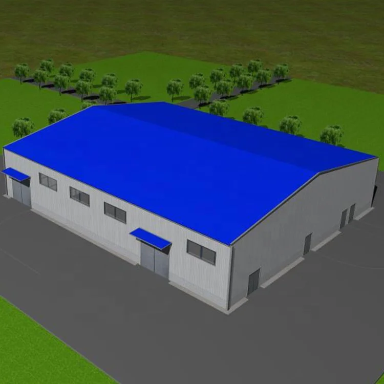 FM Chicken House Prefabricated Building Structural Steel Fabrication Portable Buildings Q345 Low Carbon Steel Welded Steel Light