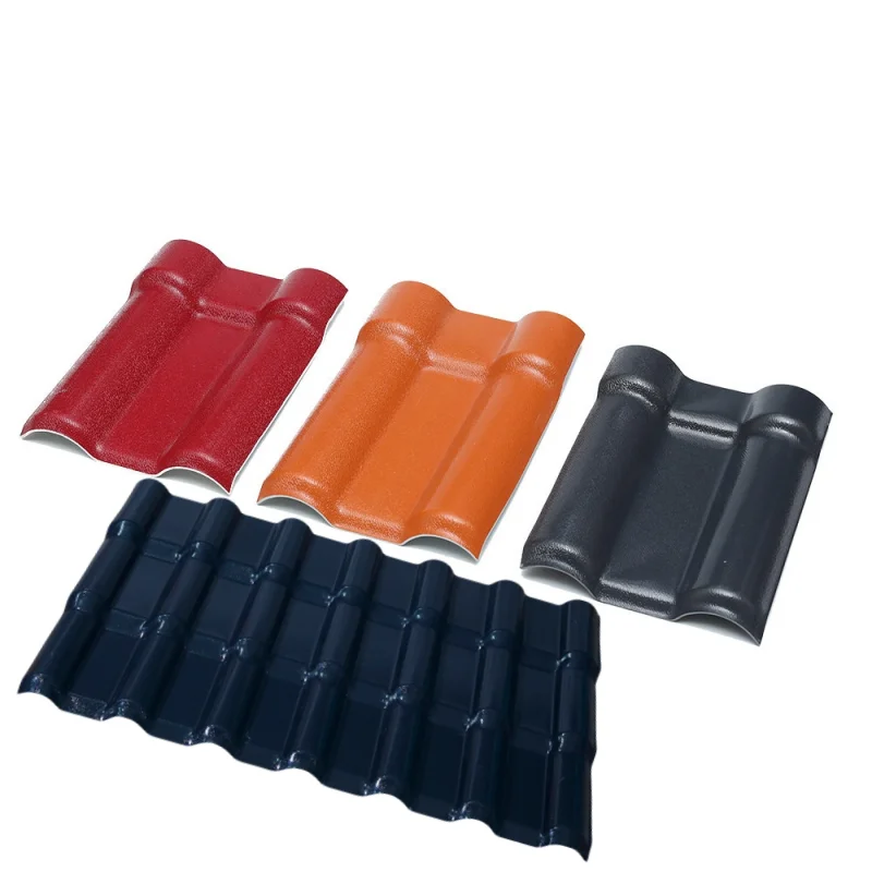 Traditional Style Weather-Resistant ASA Resin Roofing Sheets PVC Tile Plastic Roof Sheet