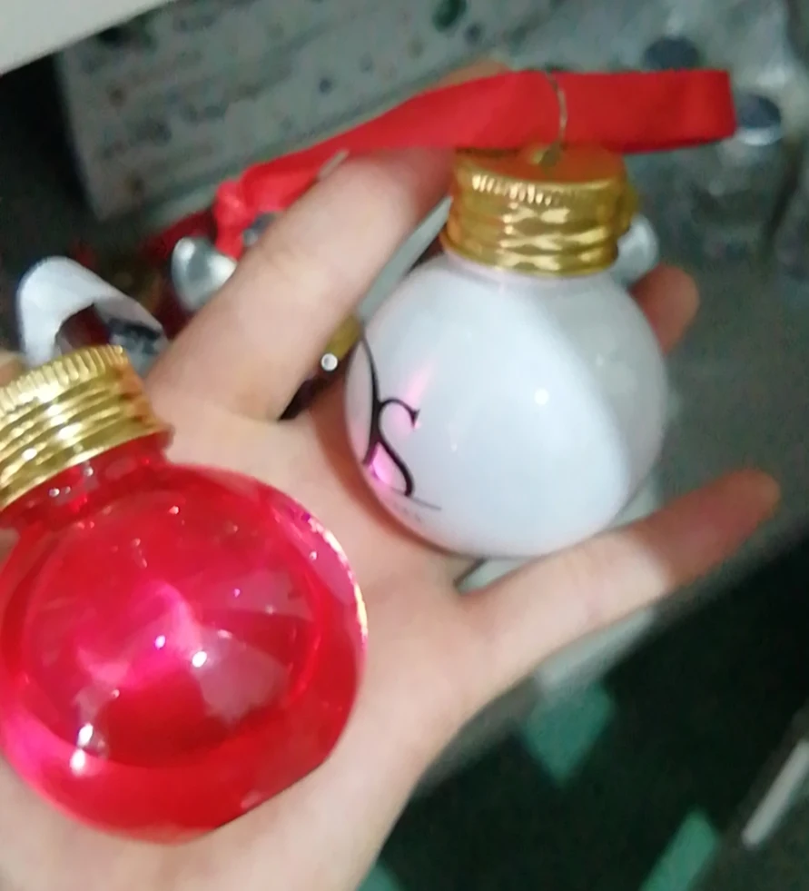 100ml spherical plastic juice bottle transparent round bulb bottle with aluminum lid