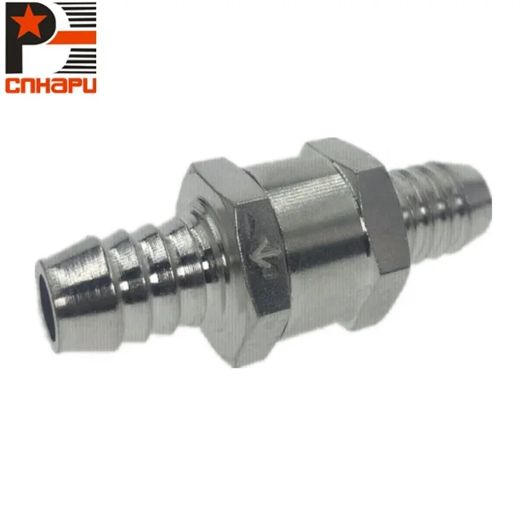 One Way 6/8/10/12mm 4 Size Valves Aluminium Alloy Fuel Non Return Check Valve One Way Fit Carburettor