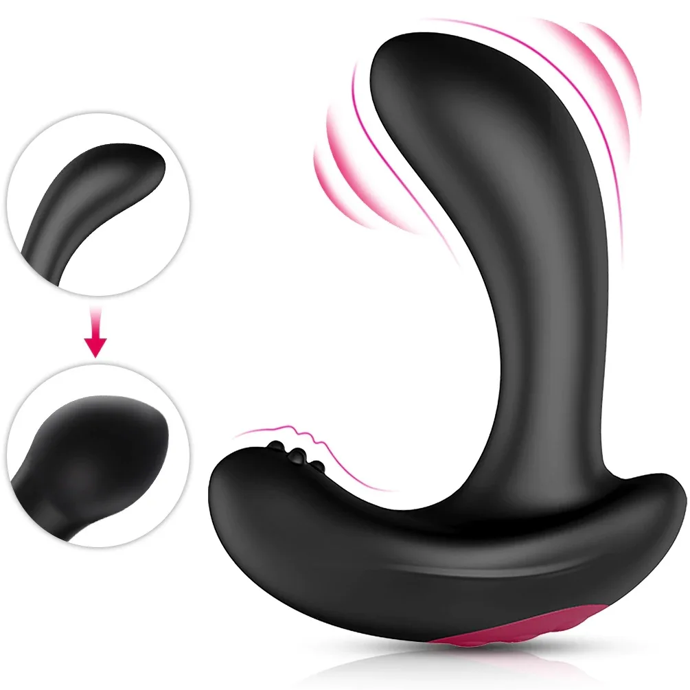 Prostate Massager For Couple Anal Toys Electric Automatic Inflatable Silicone Butt Plug Remote Control Sex Toys