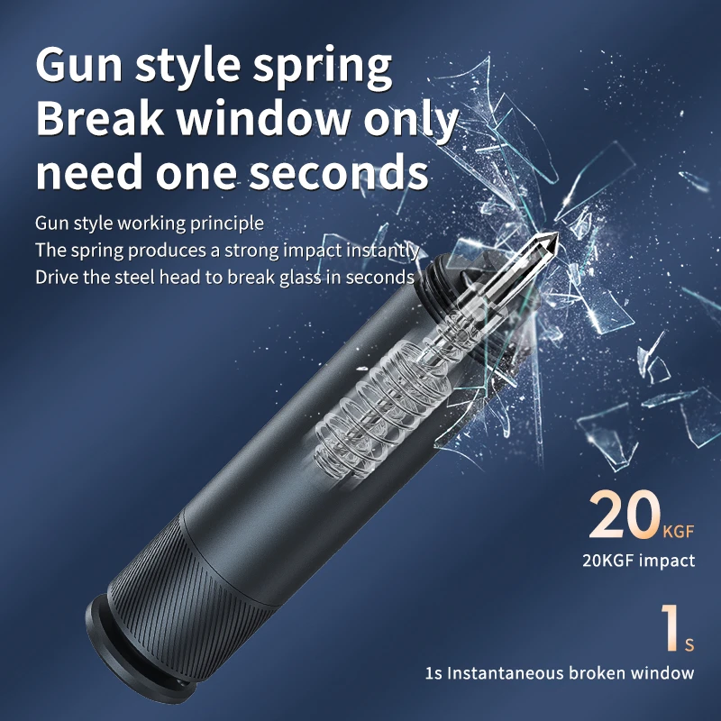 2022 Emergency Self Rescue Tools Car Used Safety Tool Window Breakers Vehicle Mounted Seat Belt Cutter Automobile Safety Hammer