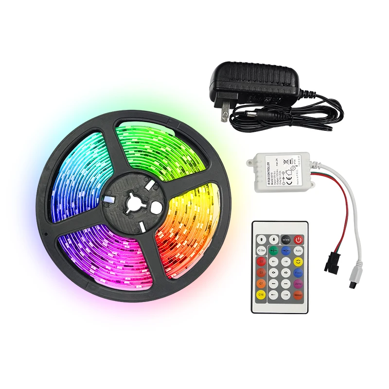 
Chinese manufacture digital led strip multi modes color changing 5050 smd led strip rgb+digital for holiday decoration 