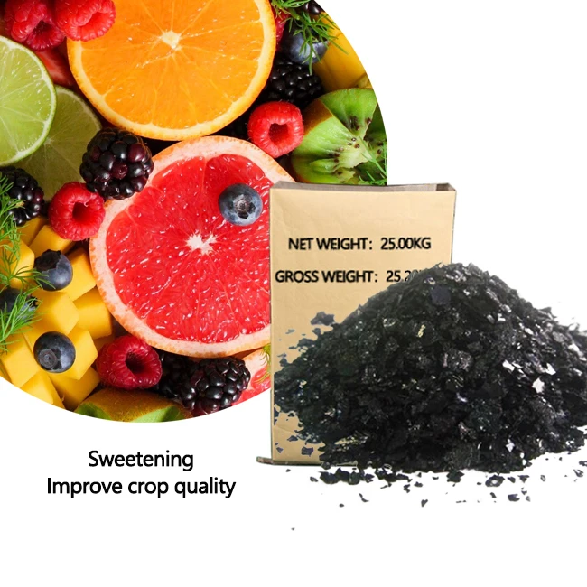 Guaranteed quality unique ascophyllum nodosum source extract flakes soluble fertilizer