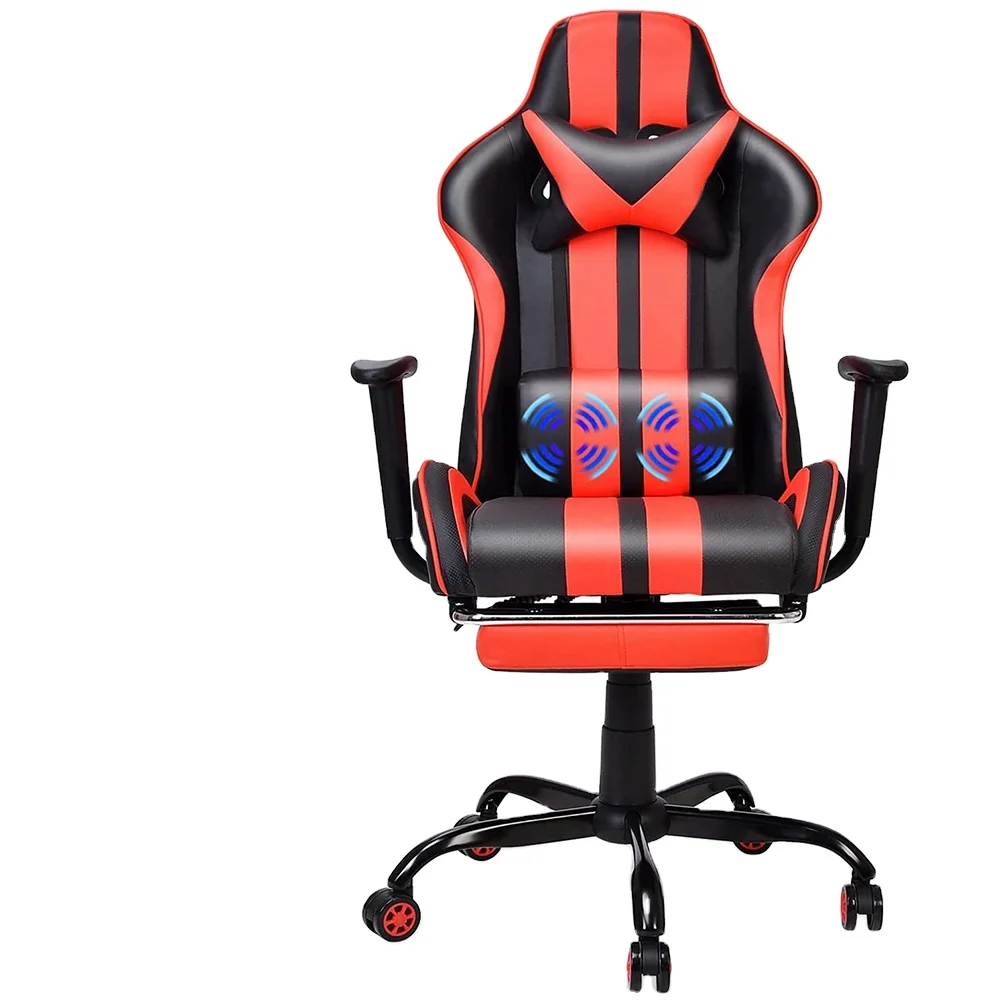 High quality scorpion pu leather office gaming chairs with adjustable backrest