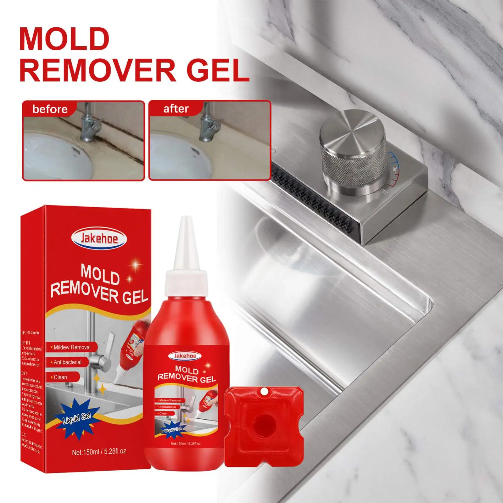 Jakehoe Hot Sell Effective Mildew Remover Cleaner Mildew Active Spray Removing Tile Mold Mildew Bathroom Cleaner Spray