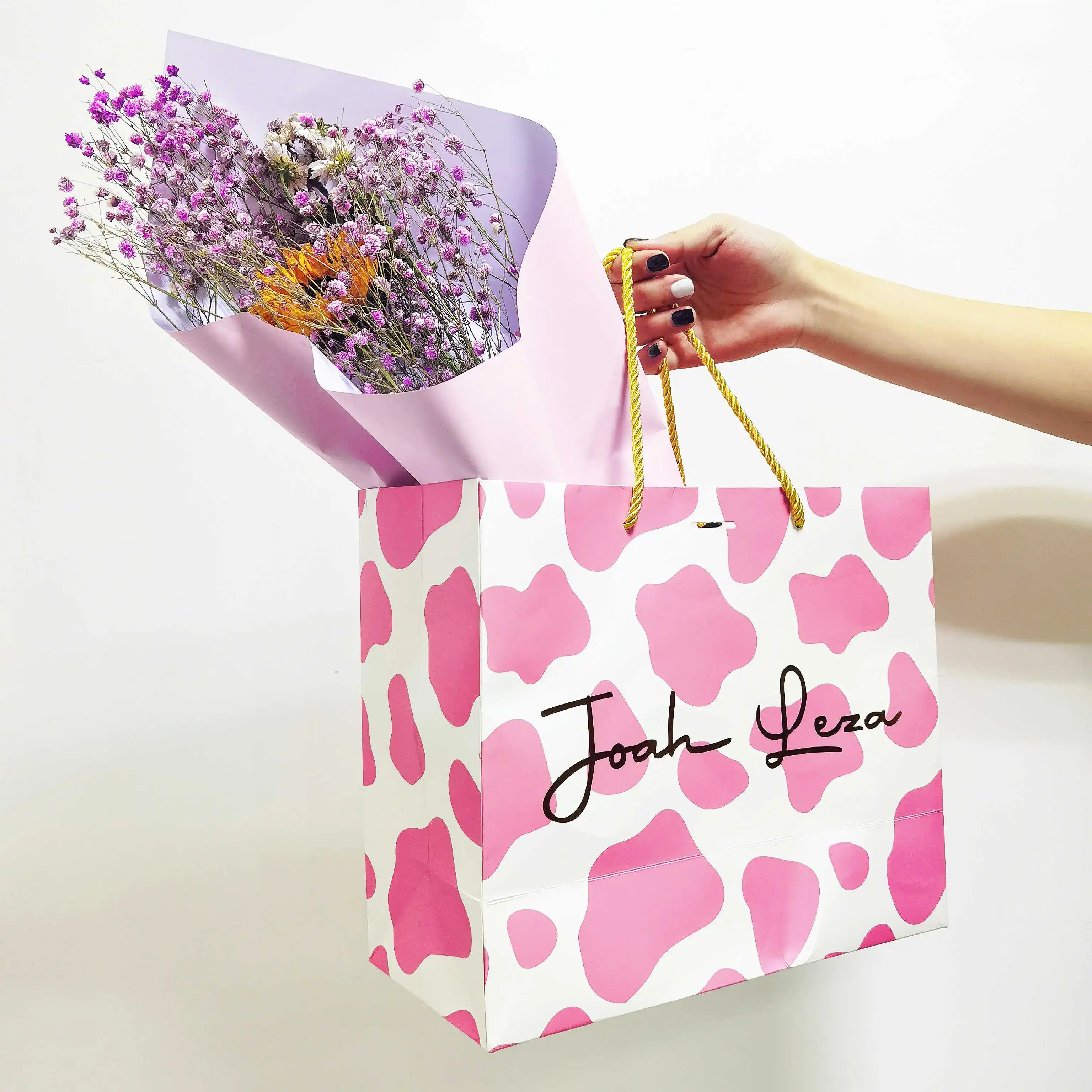 Купите Victorias Secret Pink 100% перерабатываемый пакет для рождественских подарков упаковочный покупок