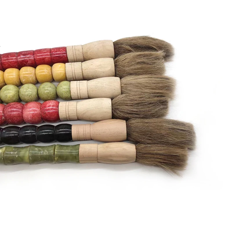 Китайские декоративные нефритовые кисти для каллиграфии