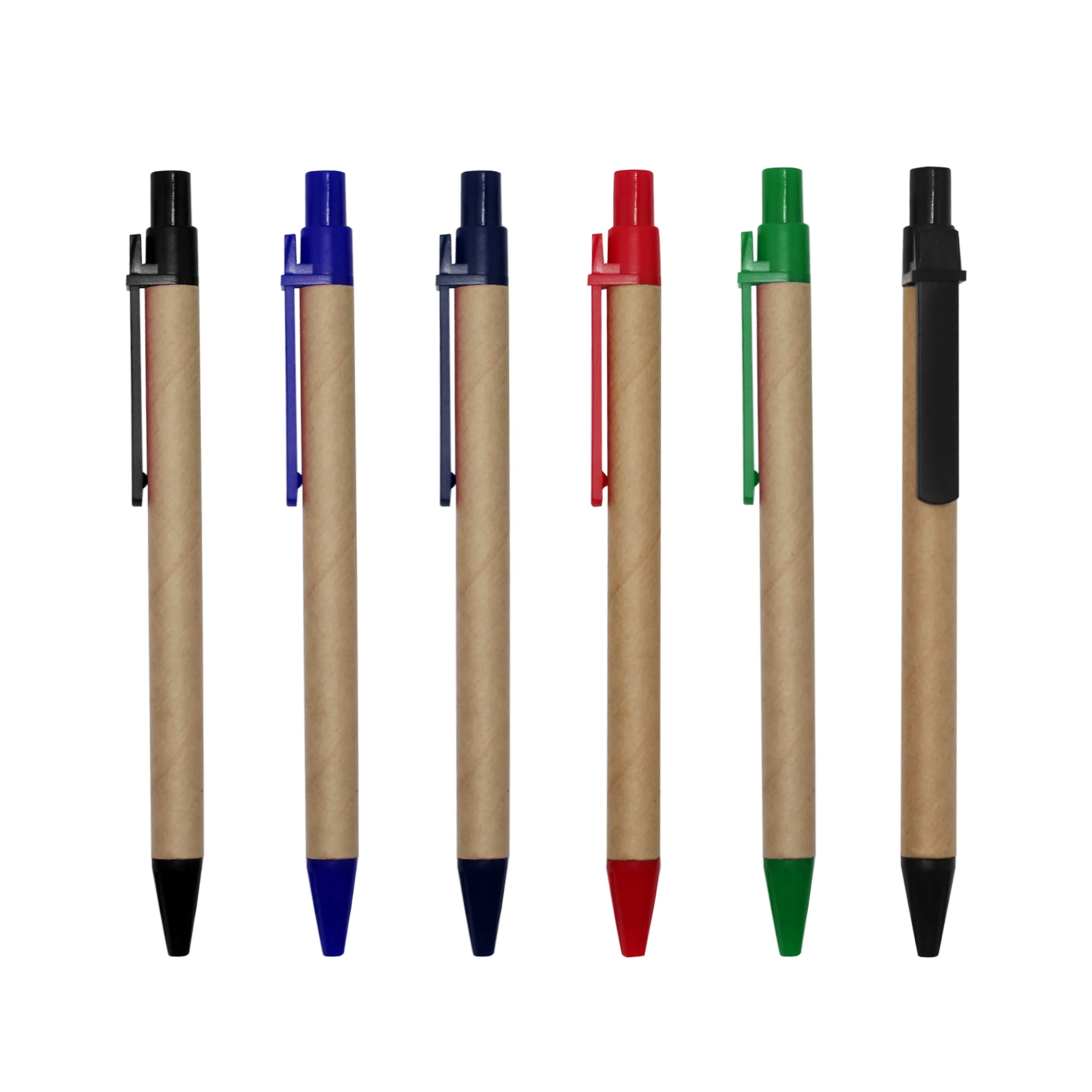 Personalized eco friendly pen simple design wholesale factory straw ball pen recycled