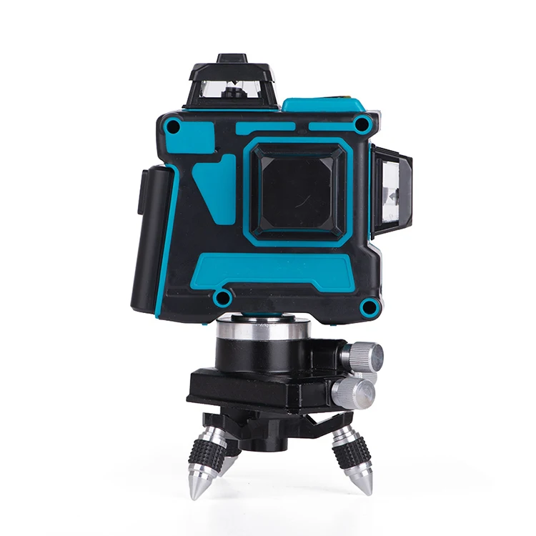 Самонивелирующийся зеленый лазерный 3D уровень, 12 линий, 360 градусов