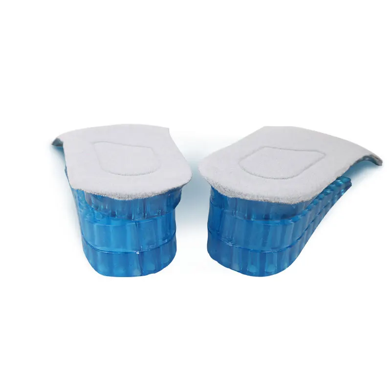 Pressure Relief OEM customize height increase insoles heel height increasing insole silicon