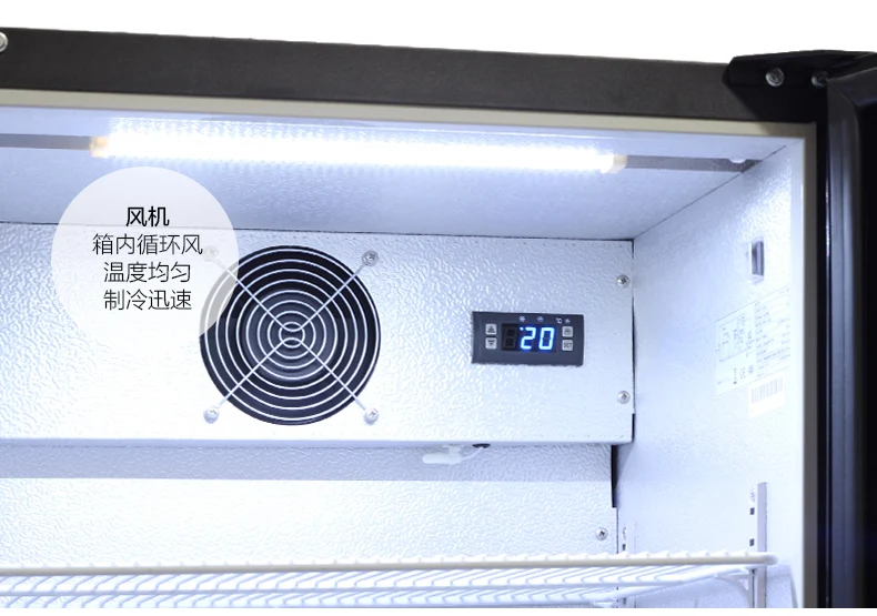 130L Stainless steel beverage cooler energy drink storage coke milk pepsi