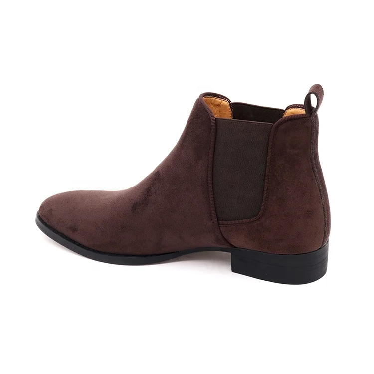 
Export quality new fashion well-made boots chelsea suede mens shoes slip-on 