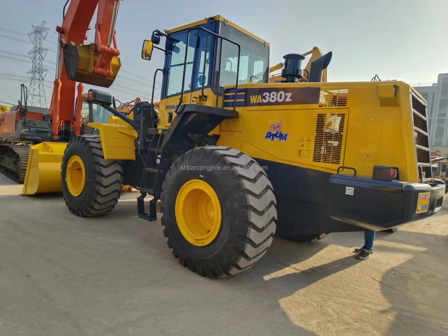 Japan original used Komatsu WA380-6 front end wheel loader good condition low price used KOMATSU WA380 WA470 WA500 WA600 Sale